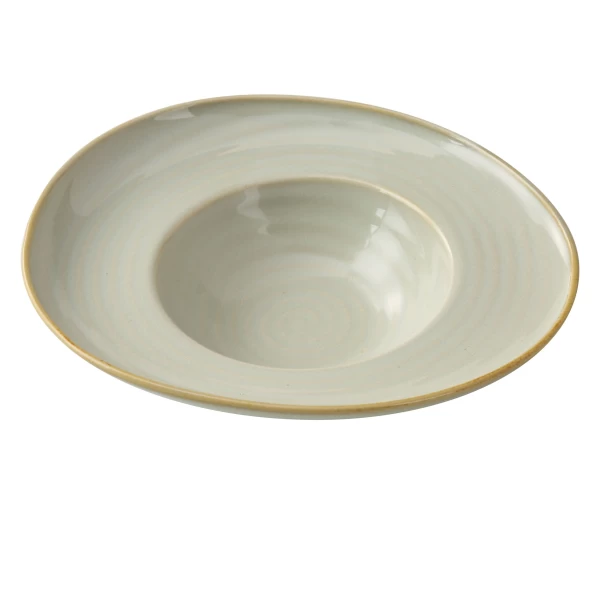 GO-709 Golden Coast 9 1/2" X 8 1/4" X 2 3/4" Dessert Plate 10 oz