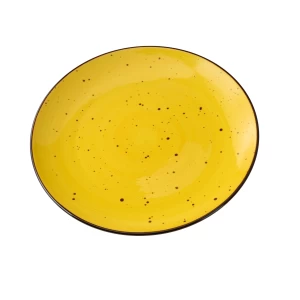 LY-1110YL Lyon-Yellow 10 1/4" X 1" Coupe Plate Yellow