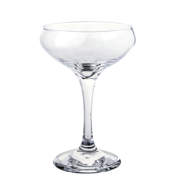 AS-408 Aqua Spirits H6" X T3 3/4" X B3" X D4 1/8" Cocktail Coupe 8.5 oz