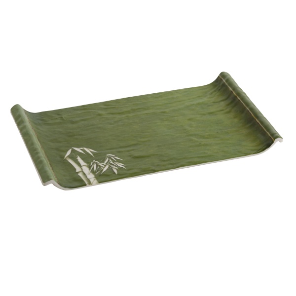 BA-312 Bamboo Style 12" X 6 3/4" Display Plate