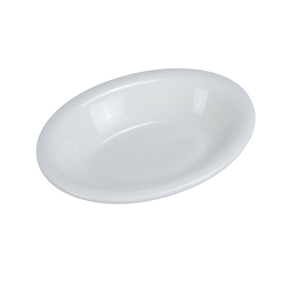 BK-010 Accessories 10 1/4" X 7 1/2" X 2" Bake Bowl Super White