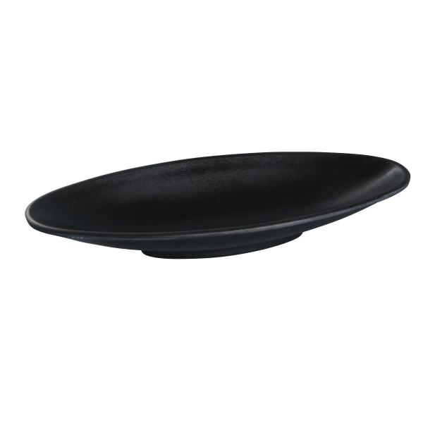 BP-4112 Black Pearl 12" X 4 1/2" X 2" Deep Boat  Plate