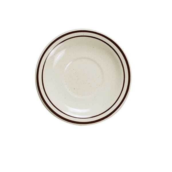 BR-2 Brown Speckled 5 1/2" Saucer Royal