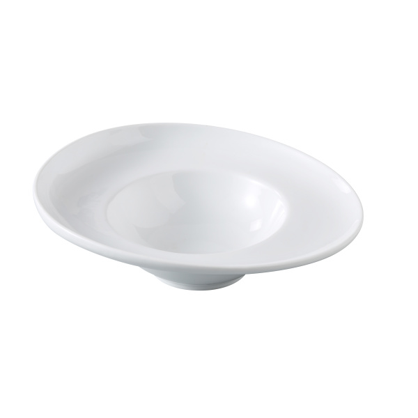 CA-709 Cambria 9 1/2" X 8 1/4" X 3" Dessert Plate 10 oz