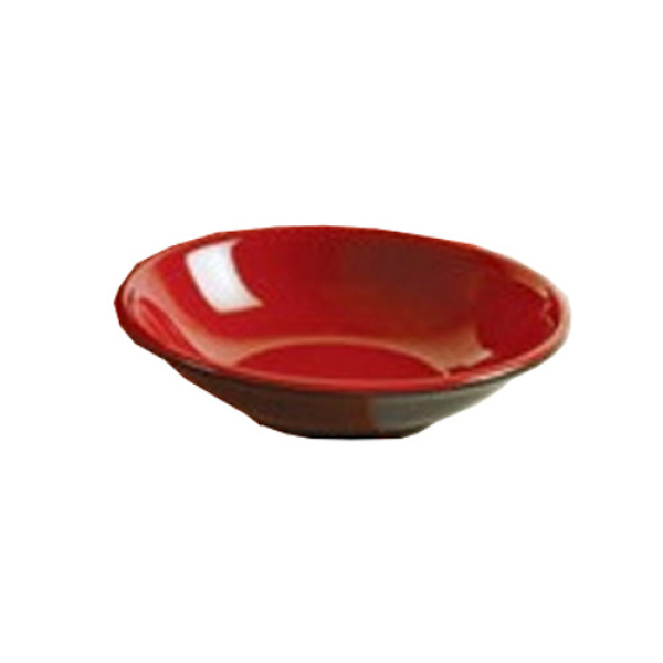 CR-1028 Black & Red 3 3/4" Sauce Dish 3 oz