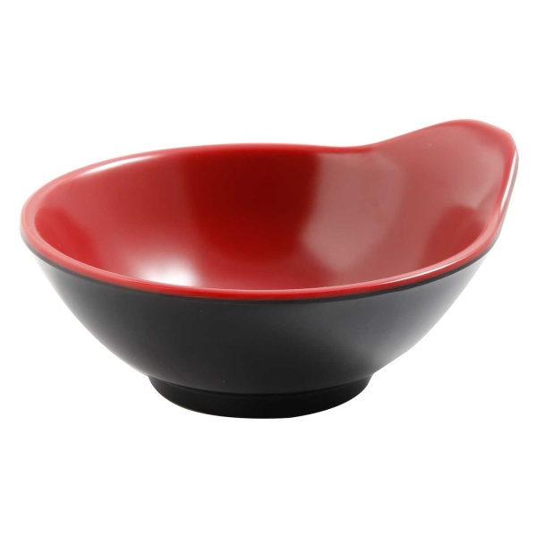 CR-3545 Black & Red 5" Sauce Bowl 10 oz