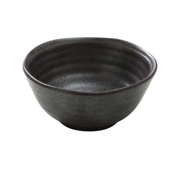 DB-3105 Diamond Black 4 1/2" Miso Soup Bowl 8 oz