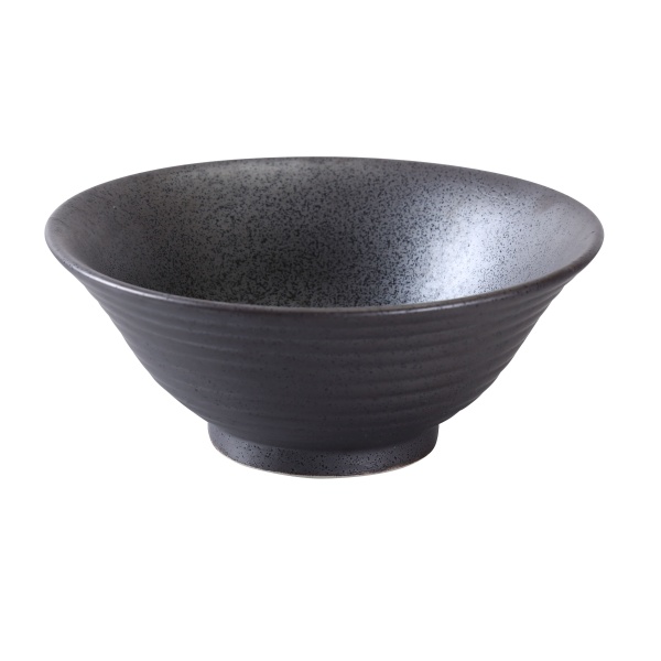 DB-3107 Diamond Black 7 1/2" X 3 1/4" Ramen Bowl 30 oz