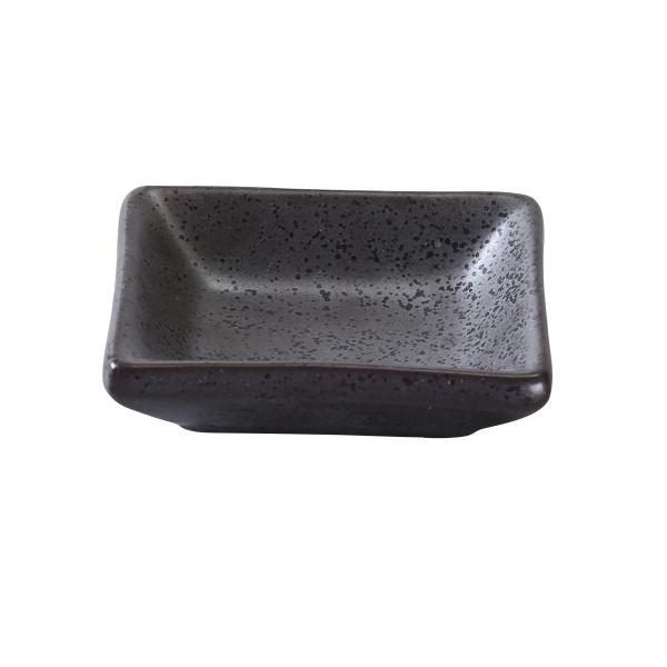 DB-4030 Diamond Black 3" X 2 1/4" X 3/4" Sauce Dish 2 oz