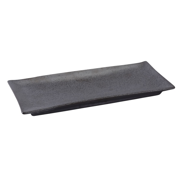 DB-413 Diamond Black 12" X 5 1/4" X 1 1/4" Rectangular Plate