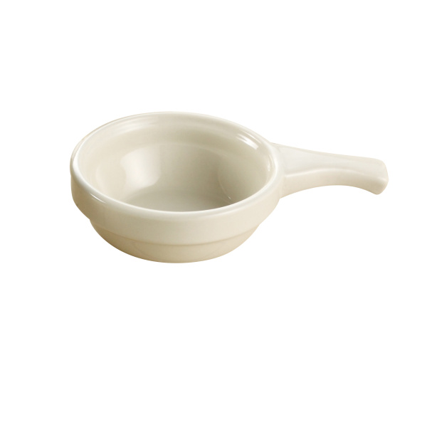 DFHC-10 Accessories 4 3/4"X1 3/4"H Handled Casserole American White 10 oz