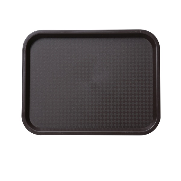 FT-14BR Serving Trays 14" X 10" Fast Food Tray Brown