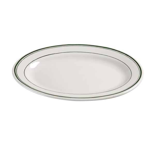 GB-12 Green Band 10 3/8" X 7 1/2" Platter