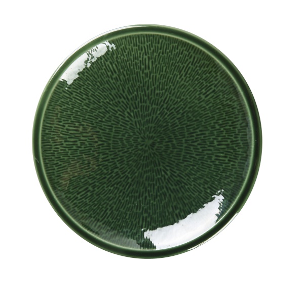 GG-110 Green Gem 10" X 1-1/2" Round Plate