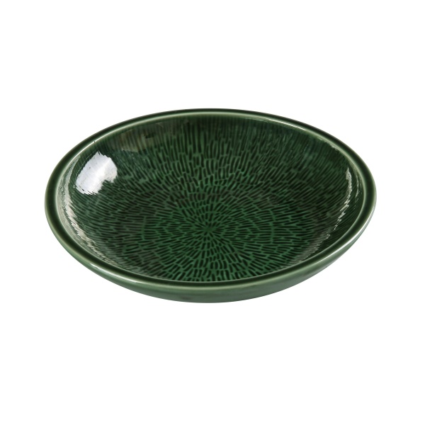 GG-610 Green Gem 10" X 1-3/4" Salad/Pasta Bowl 30 oz