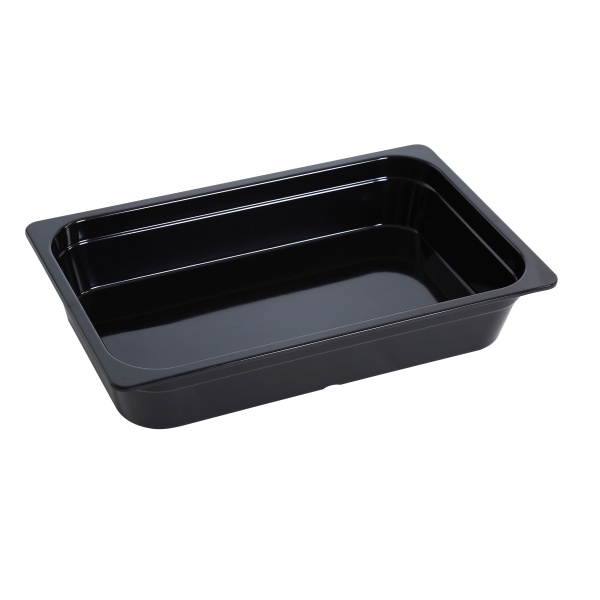 GN-121BK Gn Pan 20.87" X 12.8" X 3.94" / 530 X 325 X 100Mm Pan, Gn1/1, 8L Black