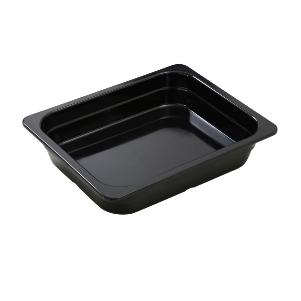 GN-212BK Gn Pan 12.8" X 10.43" X 2.56" / 325 X 265 X 65Mm Pan ,Gn 1/2, 2.3L Black