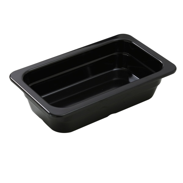 GN-512BK Gn Pan 12.8" X 6.93" X 2.56" / 325 X 176 X 65Mm Pan, Gn 1/3 Black