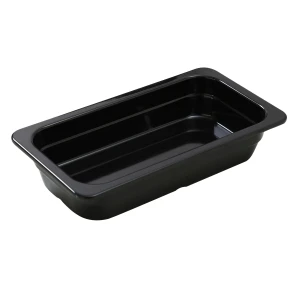 GN-610BK Gn Pan 10.43" X 6.38" X 2.56" / 265 X 162 X 65Mm Pan, Gn 1/4 Black
