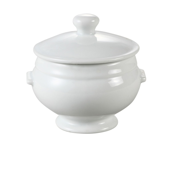 LB-12-L Accessories 4 3/8" X 3"H Bouillon With Lid 12 oz