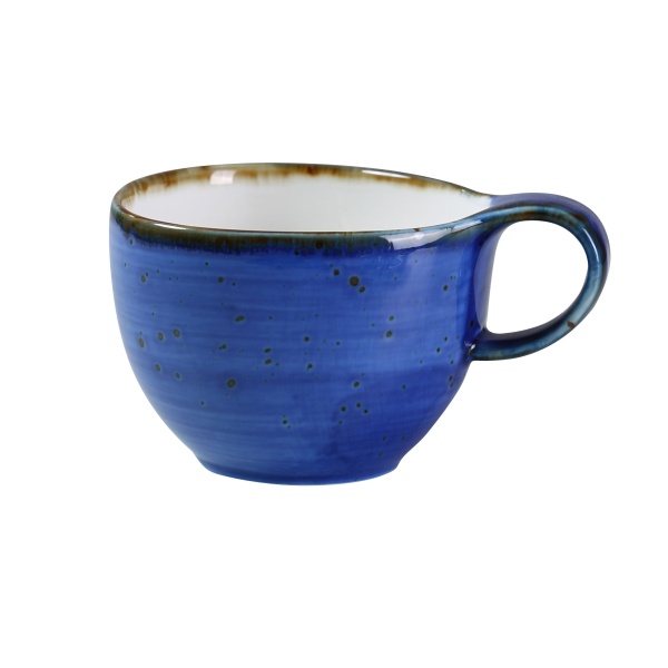 LY-001BU Lyon-Blue 4" X 2 5/8" Coffee/Tea Cup 7 oz Blue