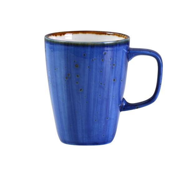 LY-503BU Lyon-Blue 3 1/4" X 4" Mug 10 oz Blue