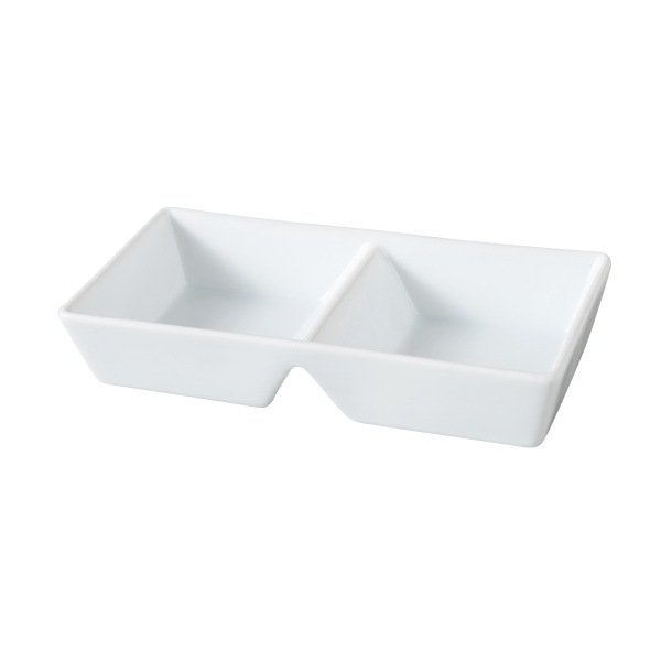 ML-727 Main Land 7 7/8" X 4" X 1 3/8" Two Divided Tray 6 oz Each