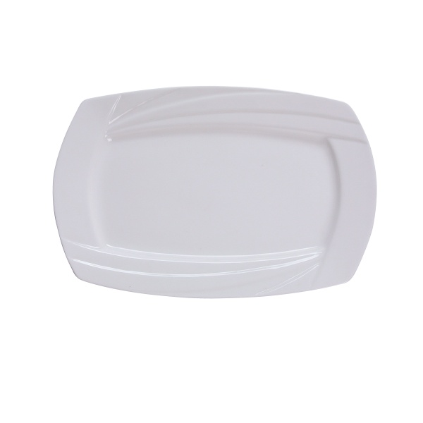 MM-14-RT Miami 14" X 9" Rectangular Plate