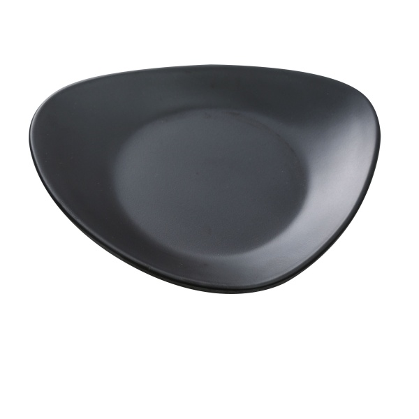 MO-106BK Moderne 6" X 4 1/2" Triangle Plate Black