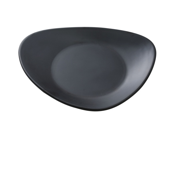 MO-108BK Moderne 8" X 6 1/2" Triangle Plate Black