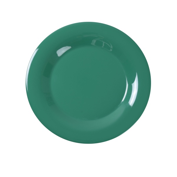 MS-005GR Milestone 5 1/2" Wide Rim Round Plate Green