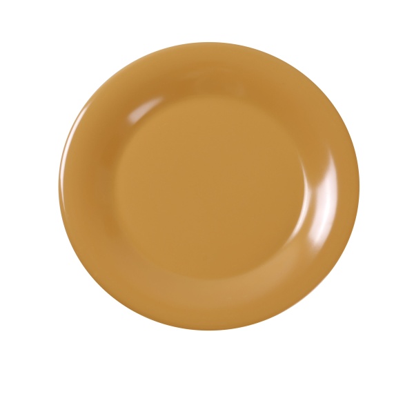 MS-009YL Milestone 9" Wide Rim Round Plate Yellow