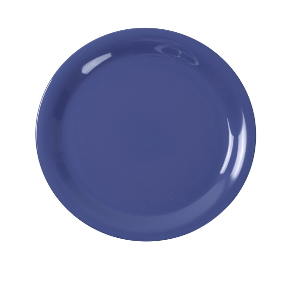 MS-106BU Milestone 6 1/2" Narrow Rim Round Plate Blue