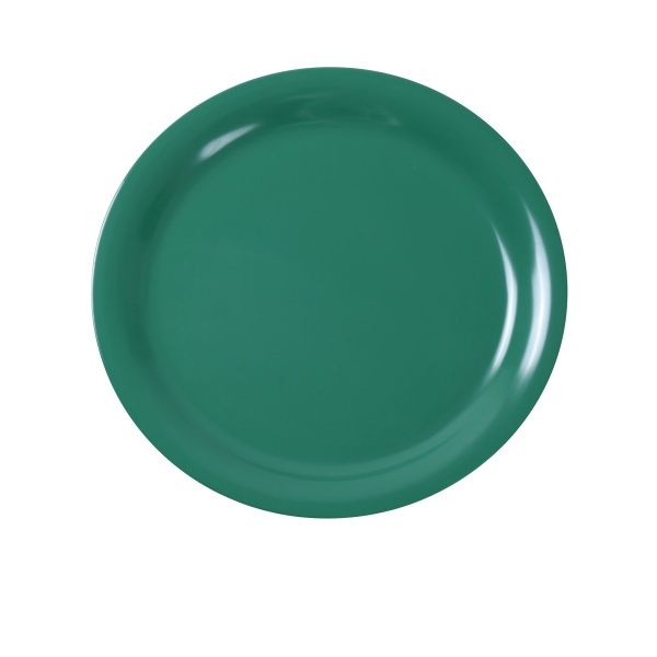 MS-106GR Milestone 6 1/2" Narrow Rim Round Plate Green