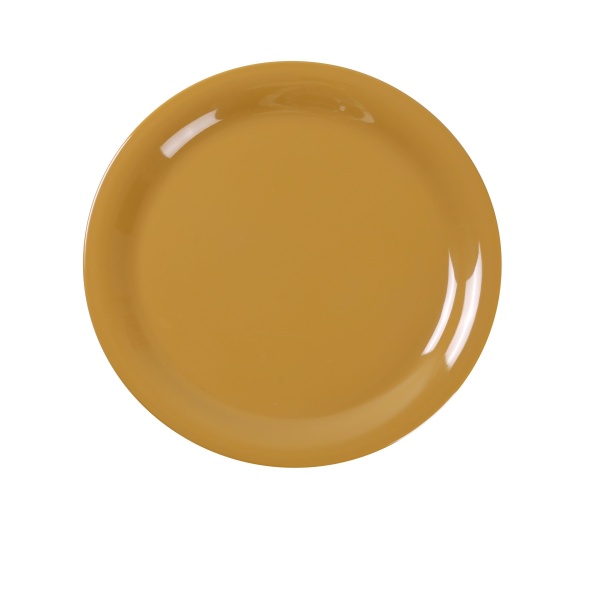 MS-107YL Milestone 7 1/2" Narrow Rim Round Plate Yellow