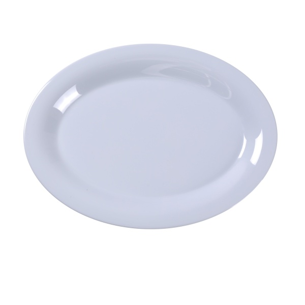 MS-209WT Milestone 9 1/2" X 7 1/4" Oval Platter White