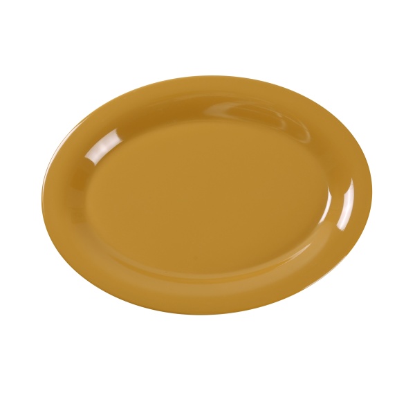 MS-209YL Milestone 9 1/2" X 7 1/4" Oval Platter Yellow