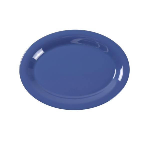 MS-212BU Milestone 12" X 9" Oval Platter Blue