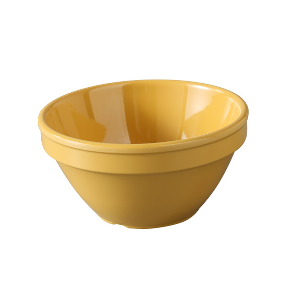 MS-313YL Milestone 4 1/4" X 2 1/4"H Bouillon Cup - 8 oz Yellow