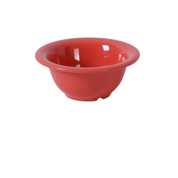 MS-5510RD Milestone 5 3/8" X 2 1/4"H Soup Bowl - 10 oz Orange Red