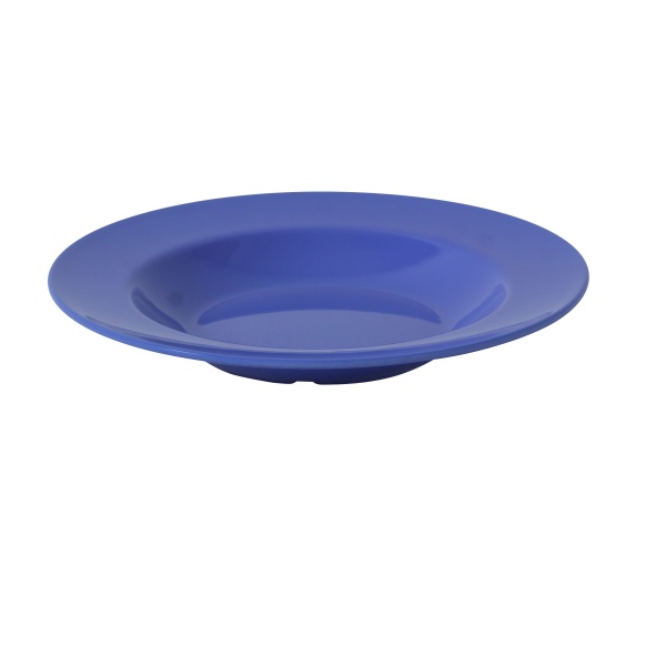 MS-5809BU Milestone 9 1/4" X 1 1/4"H Pasta Bowl - 13 oz Blue