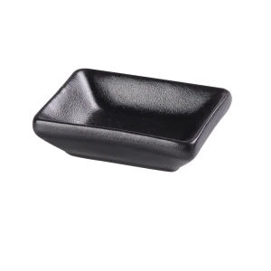NB-4030 Noble Black 3" X 2-1/4" X 1" Sauce Dish 1 oz