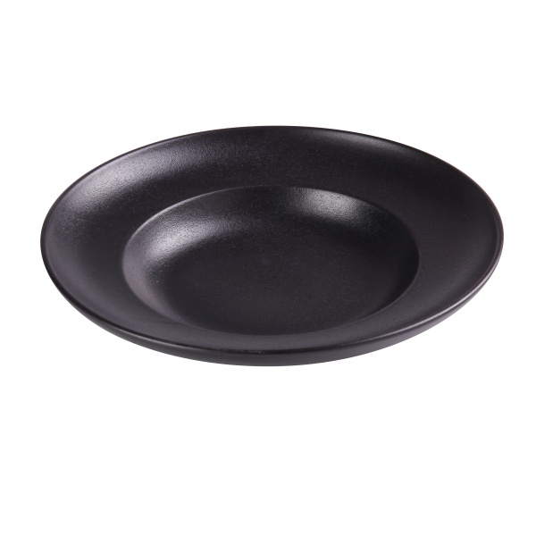 NB-710 Noble Black 10-7/8" X 7" X 2-1/4" Mediterranean Pasta Bowl 10 oz, Inner Diameter 7"