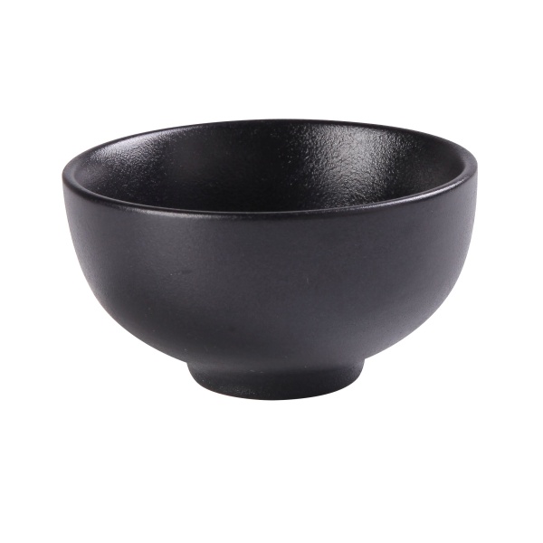 NB-804 Noble Black 4-1/2" X 2-1/4" Soup Bowl 9 oz