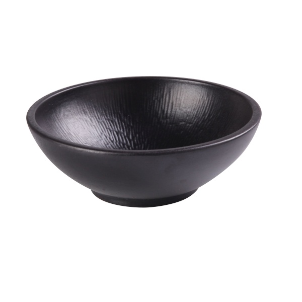 NB-806 Noble Black 6-1/8" X 2-1/4" Nappie Bowl 14 oz