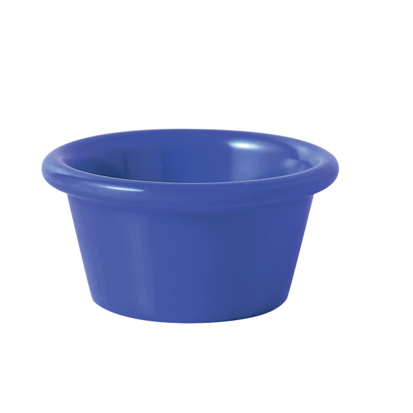 NC-536BU Accessories (Melamine) 2 7/8", 2 oz Smooth Ramekin Blue