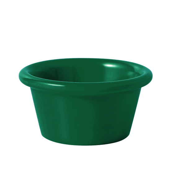 NC-536GR Accessories (Melamine) 2 7/8",  2 oz Smooth Ramekin Green