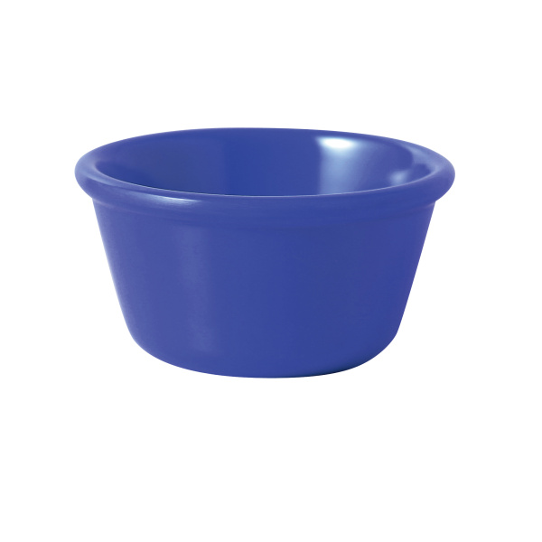 NC-538BU Accessories (Melamine) 3 3/8", 4 oz Smooth Ramekin Blue