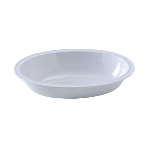 NS-036W Nessico 10" X 7 1/4" X 2 1/4" Oval Bowl 36 oz White