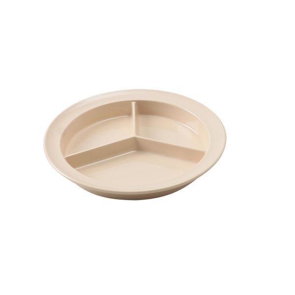 NS-701T Nessico 9" Deep Compartment Plate Tan